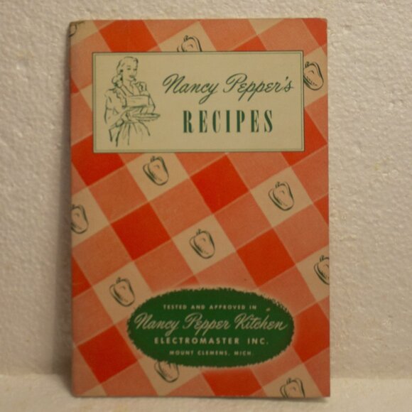 Vintage Nancy Pepper's Recipes Published 1948 - Picture 1 of 5